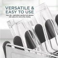 1 Tier 201 Stainless Steel Dish Rack Stainless Steel Kitchen Rack Drainer Supplier